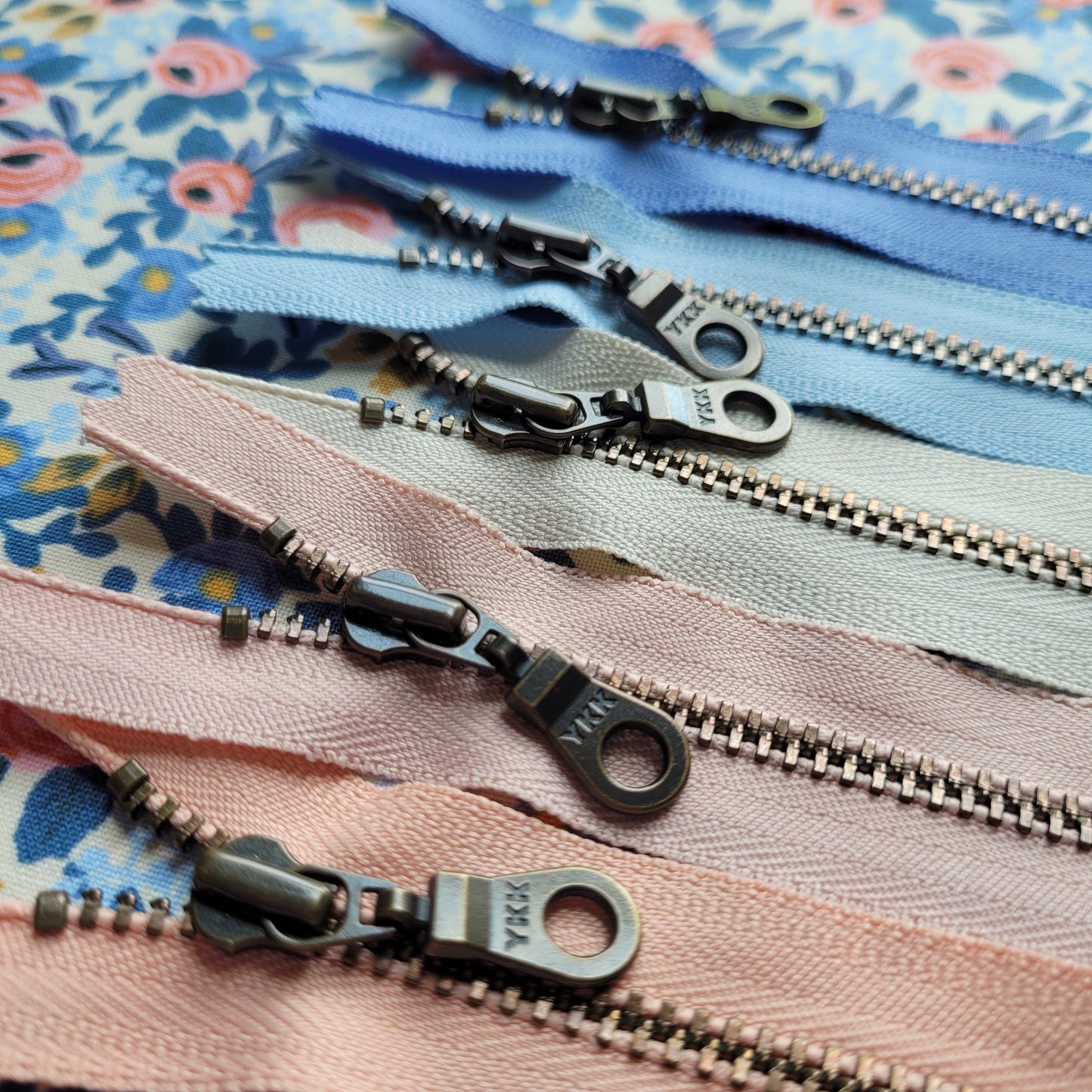Bloom 9pc Sampler Set- Metal Teeth Zippers Assortment