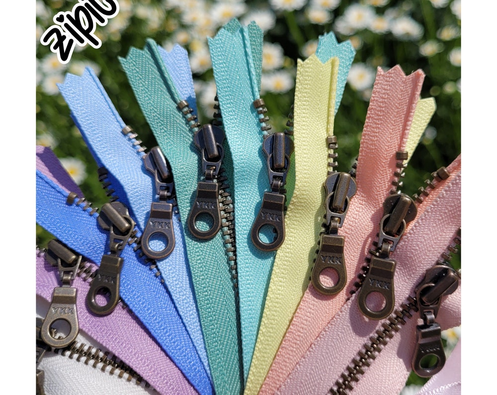 Bloom 9pc Sampler Set- Metal Teeth Zippers Assortment